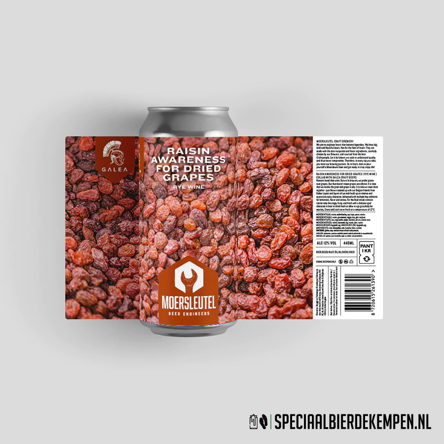 Moersleutel Raisin Awareness For Dried Grapes Speciaalbier De Kempen